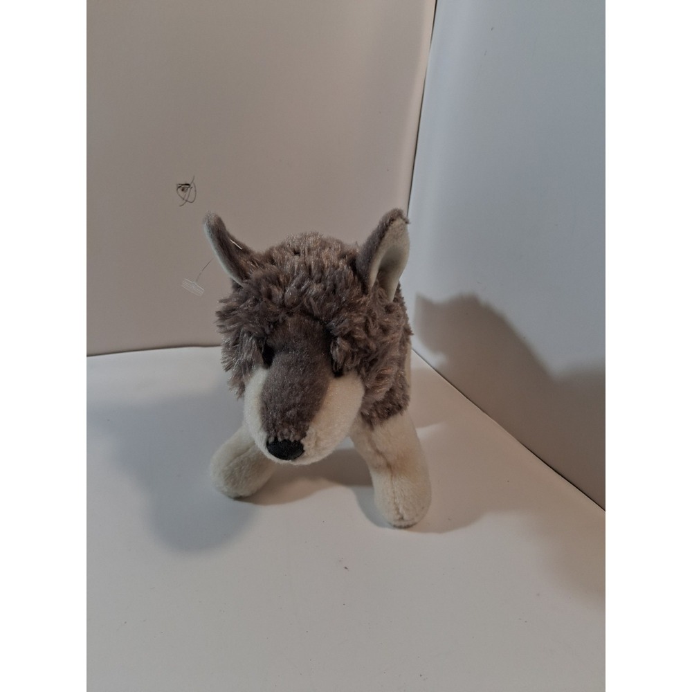 Douglas Dancer Wolf Cuddle Toy Plush 9"‎ Stuffed Animal Toy Timber Gray